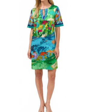 Johnny Was Roseum Dress - Green