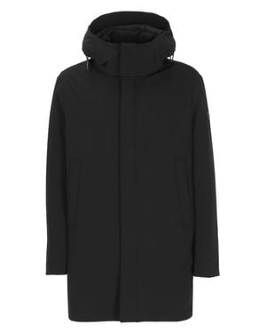 Peuterey Kruger Hooded Long Down Jacket - Black