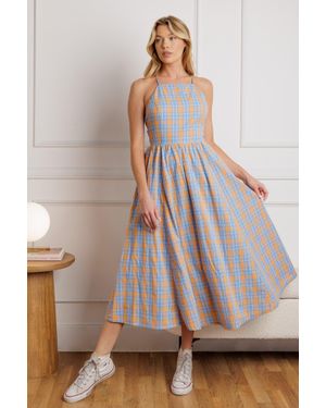 TRUEDAMES Sweet As Berries Woven Midi Dress - Multicolor