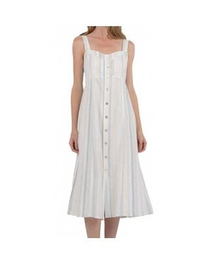 Kut From The Kloth Florie Midi Slip Dress - Gray