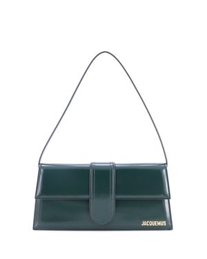 Jacquemus Le Bambino Flap Shoulder Bag Leather Long - Green