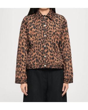 Baum und Pferdgarten Bene Animal Print Jacket - Brown