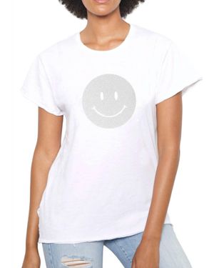 Unsweetened Happy Diamond Tee - White