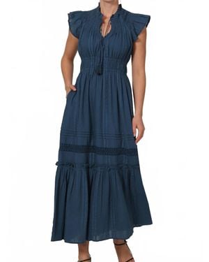 Cleobella Indira Ankle Dress - Blue