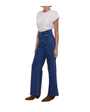 Le Jean Stardust Trouser High Rise Cece - Blue