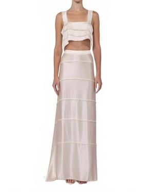 NonChalant Label Cal Crop Top - Pink