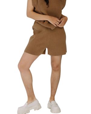 Mr. Mittens Lounge Shorts - Natural