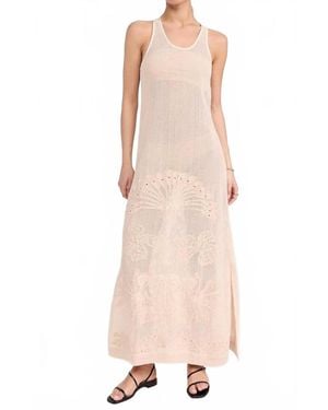 Las Sureñas Long Net Dress - Pink