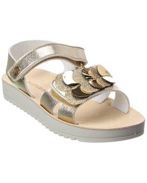 Naturino Gisten Leather Sandal - Metallic
