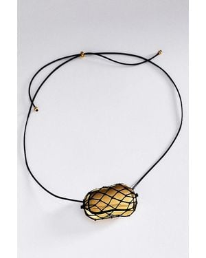 Heaven Mayhem Julia Net Necklace - Metallic