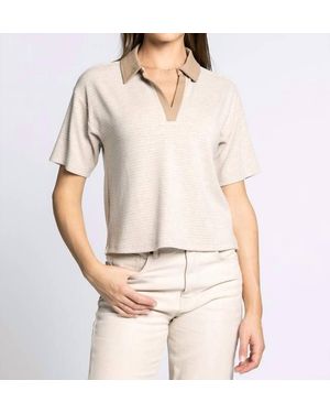 Thread & Supply Calix Thin Stripe Top - Natural