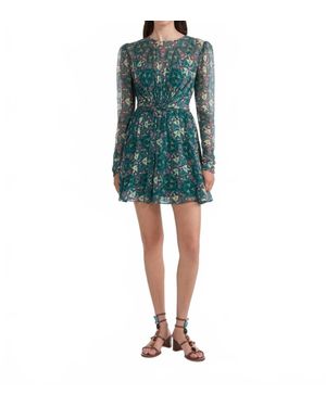 Saloni Blythe Dress - Green