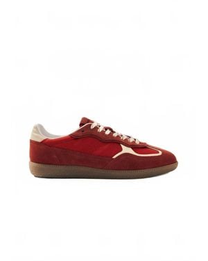 Alohas Rife Sheen Leather Sneakers - Red