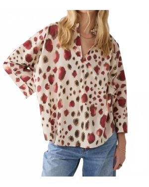 Summum A-Line Animal Top - Red