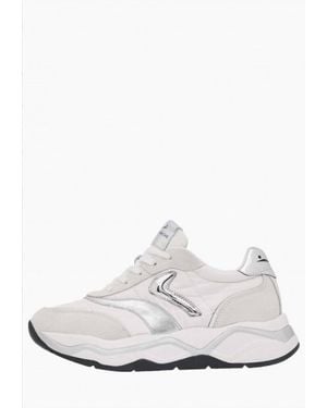 Voile Blanche Club 108 Fabric Sneakers - White
