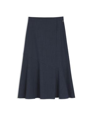 BOSS Melange A-Line Skirt - Blue