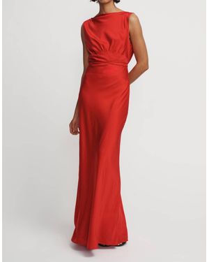 Hansen & Gretel Clara Maxi Dress - Red