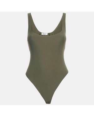 Alix Jersey Sleeveless Bodysuit - Green