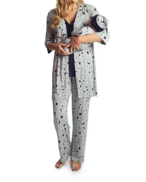 Everly Grey Analise 5 Piece Pajama Set - Blue