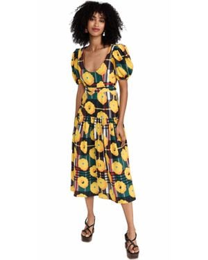 De Loreta Sol Midi Dress - Yellow