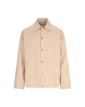 Jil Sander Logo Jacket - Natural