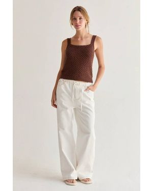 Crescent Rena Wide Leg Pants - White