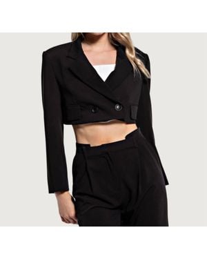 Edit by Nine Katie Cropped Blazer - Black