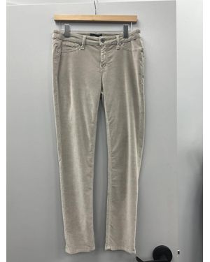 Strenesse 5 Pockets Velvet Pants - Gray