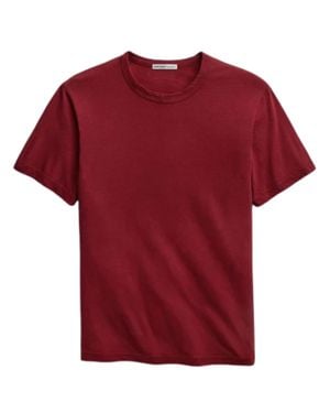 James Perse Classic-Fit Heat Cotton Crew-Neck T-Shirt - Red