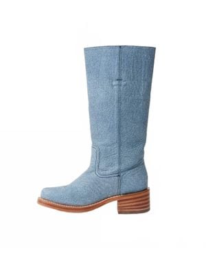 Frye Campus Heeled Boots - Blue