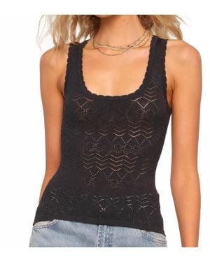 Heartloom Naomi Knit Tank Top - Black