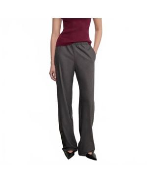 Enza Costa Everywhere Suit Trouser Pant - Gray