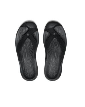 Keen Waimea Leather Closed Flip-Flop - Black