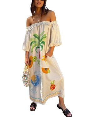 CHARLOTTE GREEN Maxi Dress - Metallic