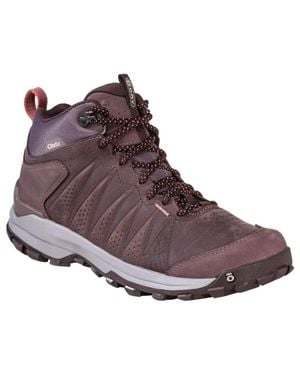 Obōz Sypes Mid 77102 Peppercorn Leather Waterproof Hiking Boots Gbnc413 - Brown