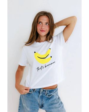 Sunny Somewhere That's Bananas T-Shirt - White