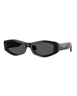 Versace Geometric Sunglasses - Black