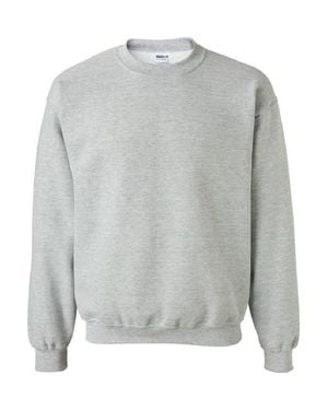 Gildan Dryblend Adult Set-In Crew Neck Sweatshirt (13 Colours) - Gray