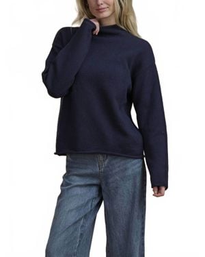 Splendid Elsie Roll Neck Sweater - Blue