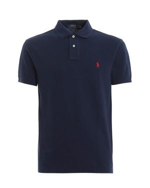 Polo Ralph Lauren Classic Polo T-Shirt With Iconic Logo - Blue