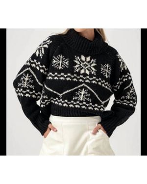 Sundays Cindy Long Sleeve Sweater - Black
