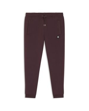 HUGO Stacked-Logo Tracksuit Bottoms - Purple