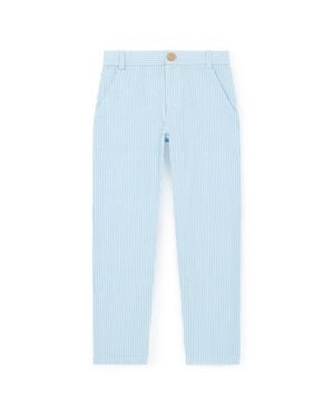 Bonton Kid's Rayure Pantalon - Blue