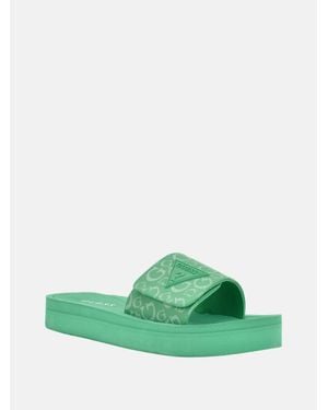 Guess Parties Logo Slides - Green