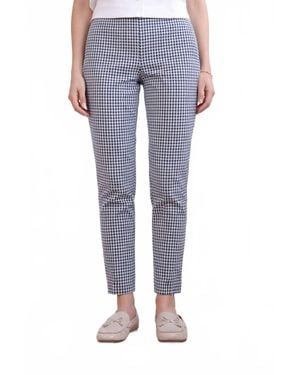 J'Envie/Eli Cape May Gingham Ankle Pant - Blue