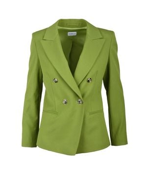 Marella Puma Polyester Viscose Elastane Jacket - Green
