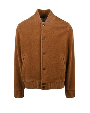 Circolo 1901 Caramel Virgin Wool-Blend Jacket - Brown