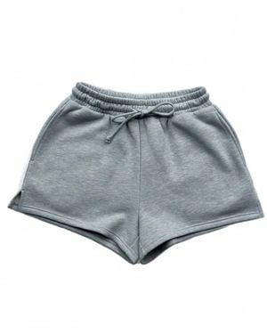 Sunkissed Coconut Girl's Basic Blank Shorts - Gray