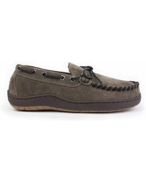 Tempur-Pedic Therman Moccasin Style Slipper - Black