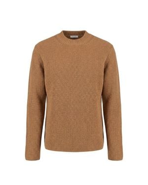 Malo Wool Sweater - Brown